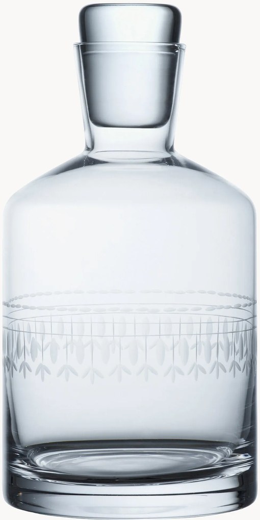 Mondgeblazen kristallen karaf Ovals, 800 ml