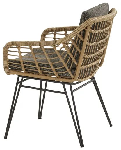 4 Seasons Outdoor Cottage tuinset Quatro Tuinset taupe weerbestendig