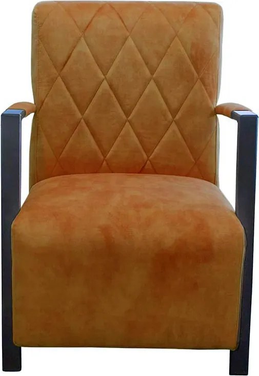 Fauteuil - Isabella - velours Adore cognac 28