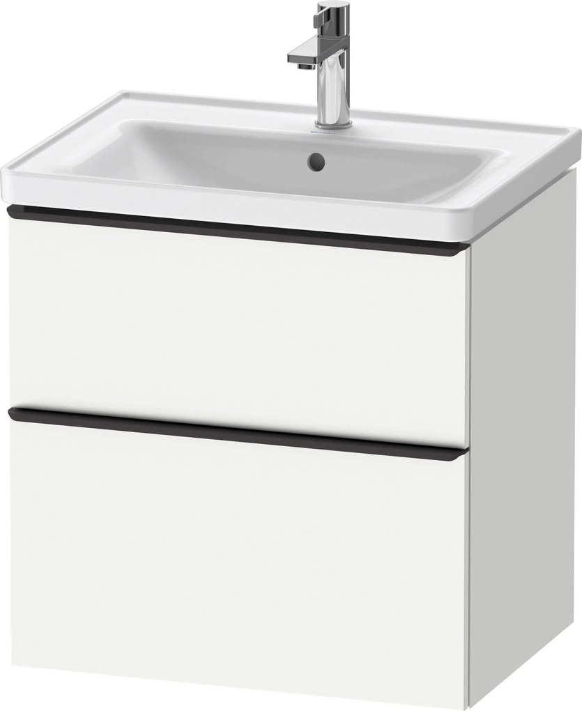 Duravit D-Neo wastafelmeubel 65x48x68,5cm Mat wit