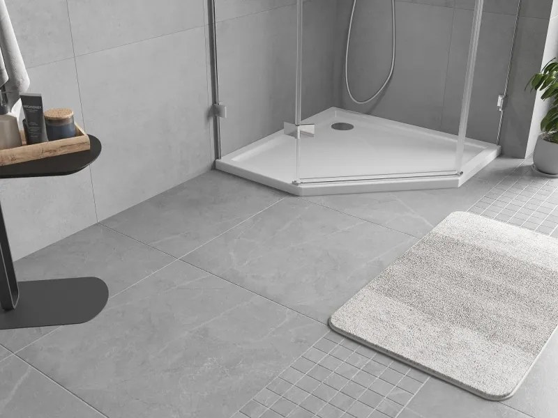 Mexen Flow kwadrant douchebak slim 90 x 90 cm, wit glans - 46P109090