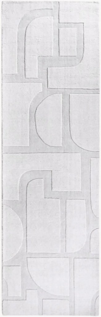 Wollen loper Alexis met hoog-laag effect