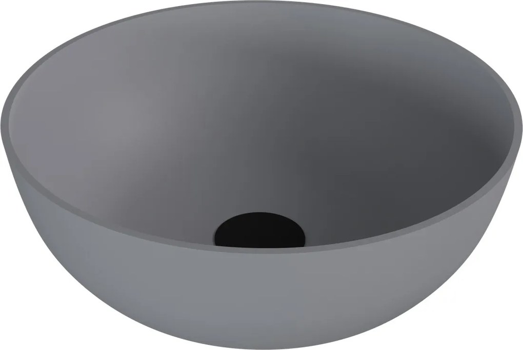 Polysan Banera waskom rond 39x14cm grijs mat