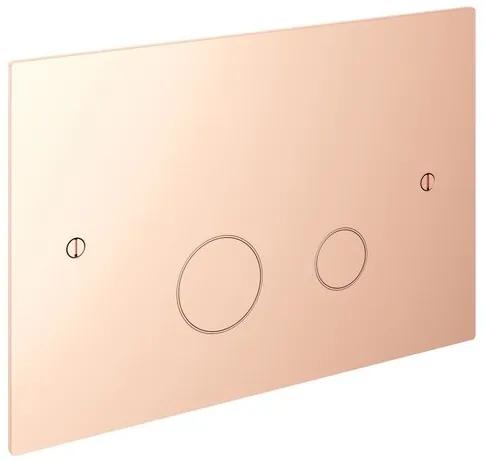 Hotbath Cobber bedieningspaneel geschikt voor Geberit UP320 roze goud CBA320RG