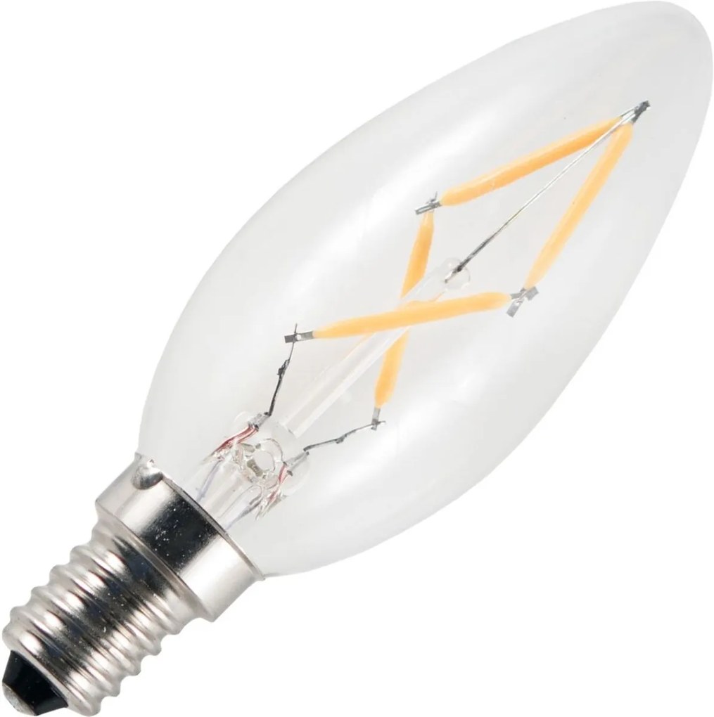 Schiefer FILAMENTLED CANDLE DECO C35x100mm 220Lm 2W 2200K 922 CLEAR V-Dim
