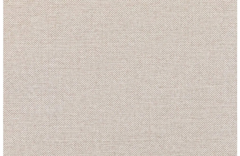 Goossens Eetkamerstoel Funk RVS Poten beige stof met armleuning en Transparant skater wiel met rvs kapmet wielen, modern design