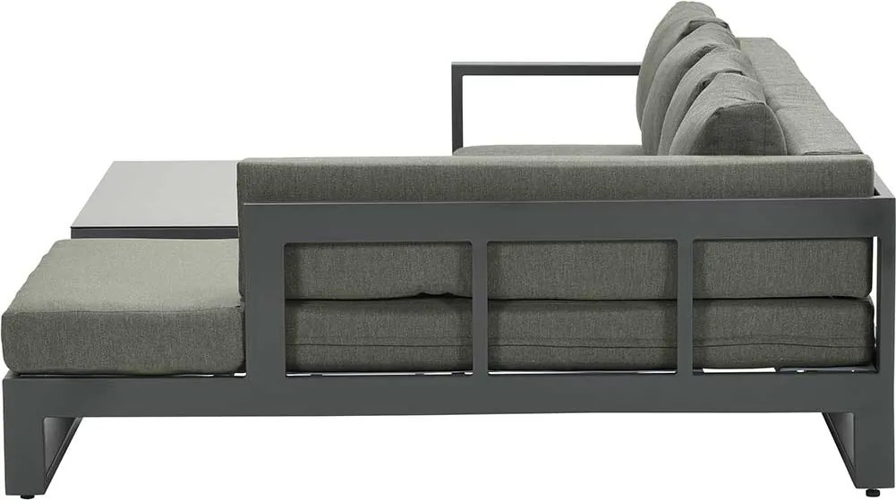Garden Impressions Kiki loungeset 3-delig links - mystic grey