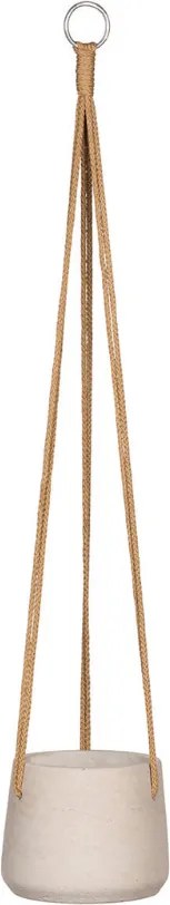 Pot Patt hanging beige washed