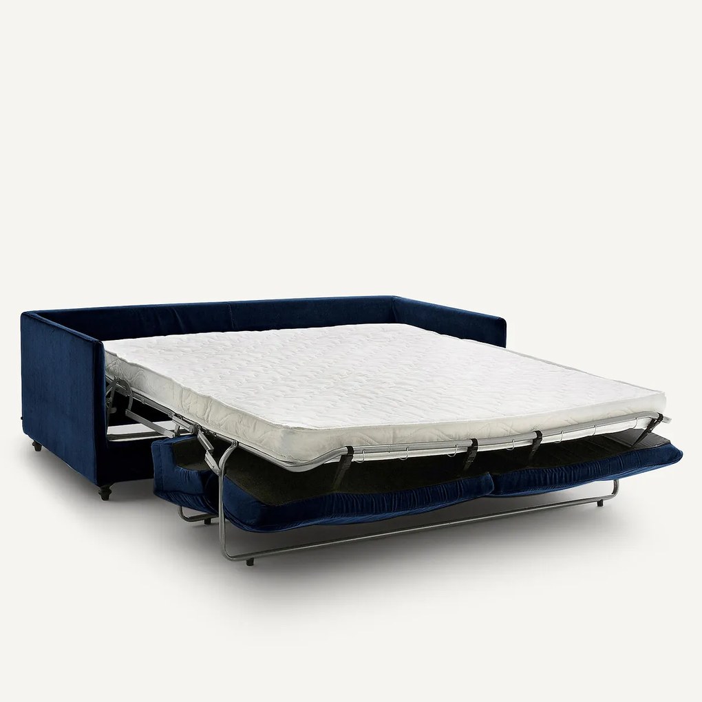 Omvormbare 3-zits fluwelen zetel, Lazare