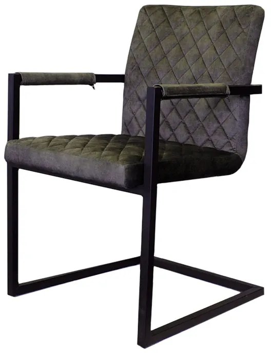 Eetkamerstoel - Rome - stof Adore Groen