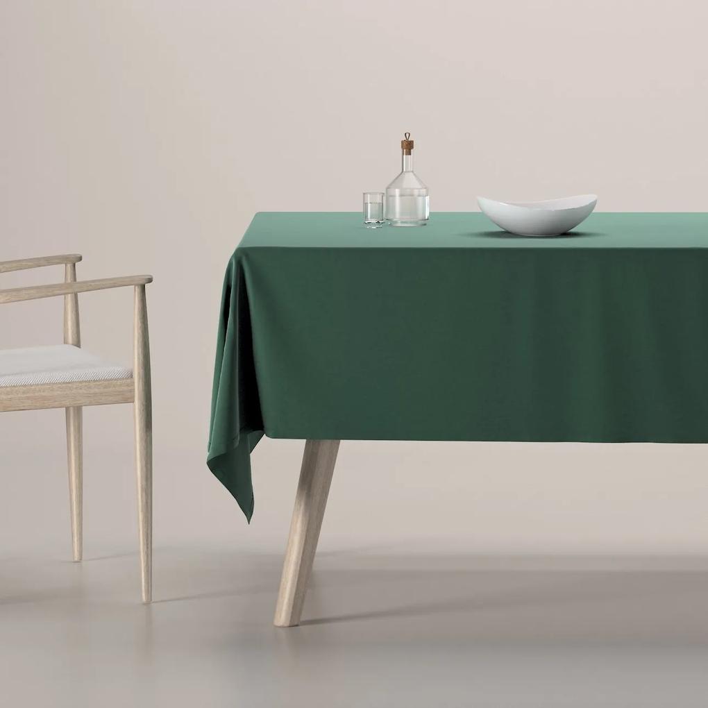 Dekoria Rechthoekig tafelkleed, donkergroen, 130 x 130 cm
