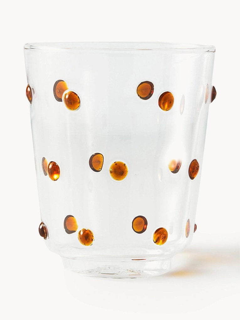 Mondgeblazen borosilicaatglazen Nob, 2-delig
