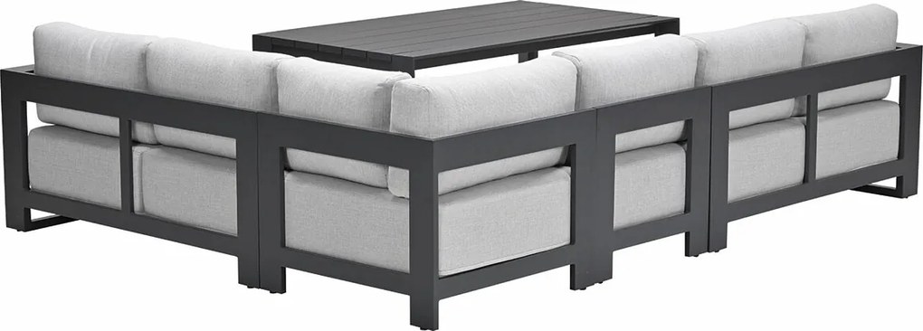 Garden Impressions Malakka lounge dining set 5-delig - valley sand