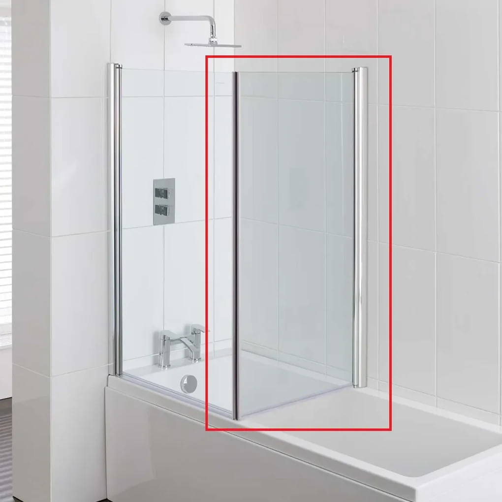 Eastbrook Type 1 badwand zijwand 80x140cm chroom