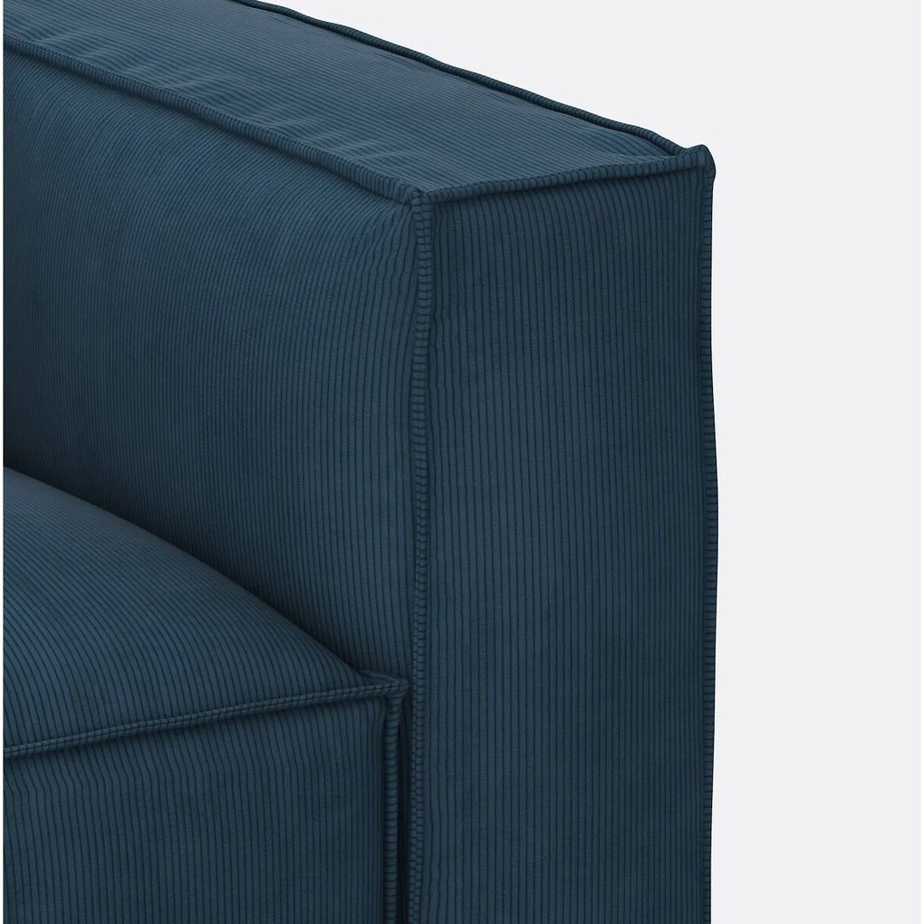Modulaire bank, 3-zit, ribfluweel, Seven