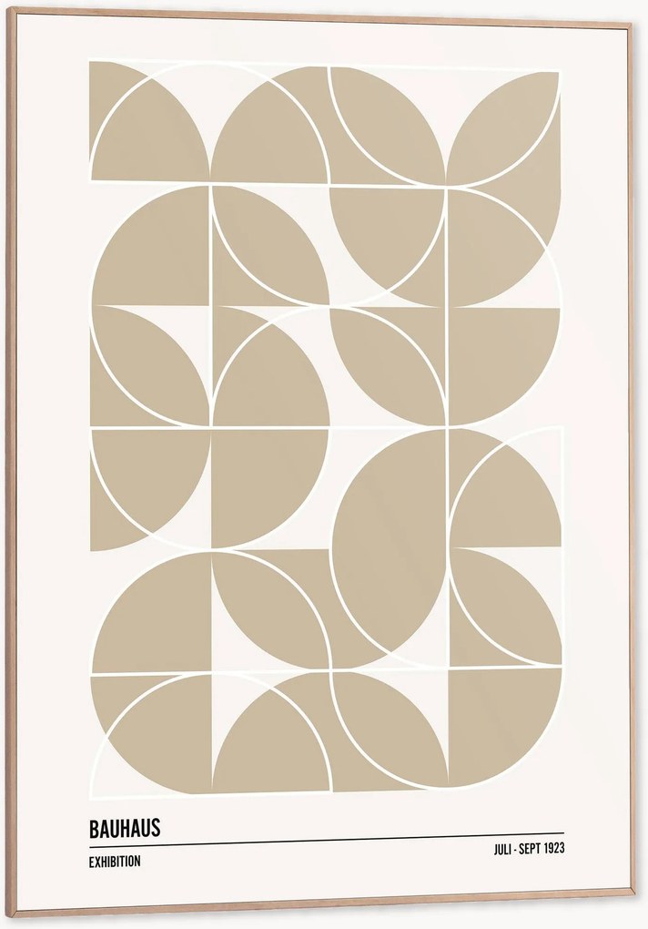 Ingelijste digitale print Bauhaus