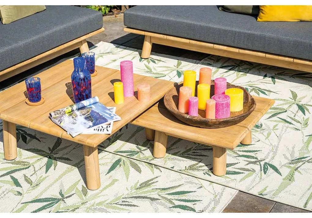 Garden Impressions San Namut loungetafels acacia white wash - set van 2