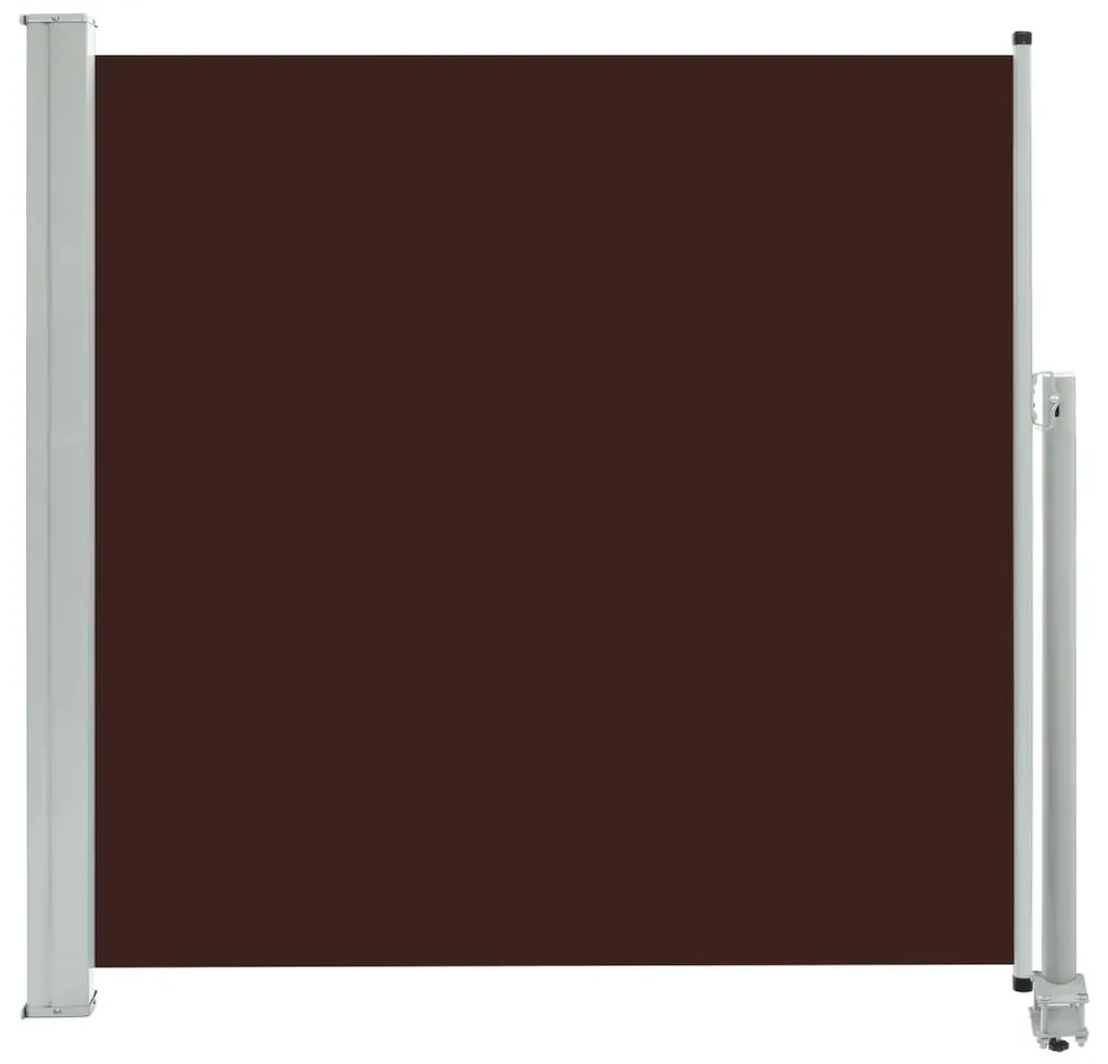 vidaXL Tuinscherm uittrekbaar 160x300 cm bruin