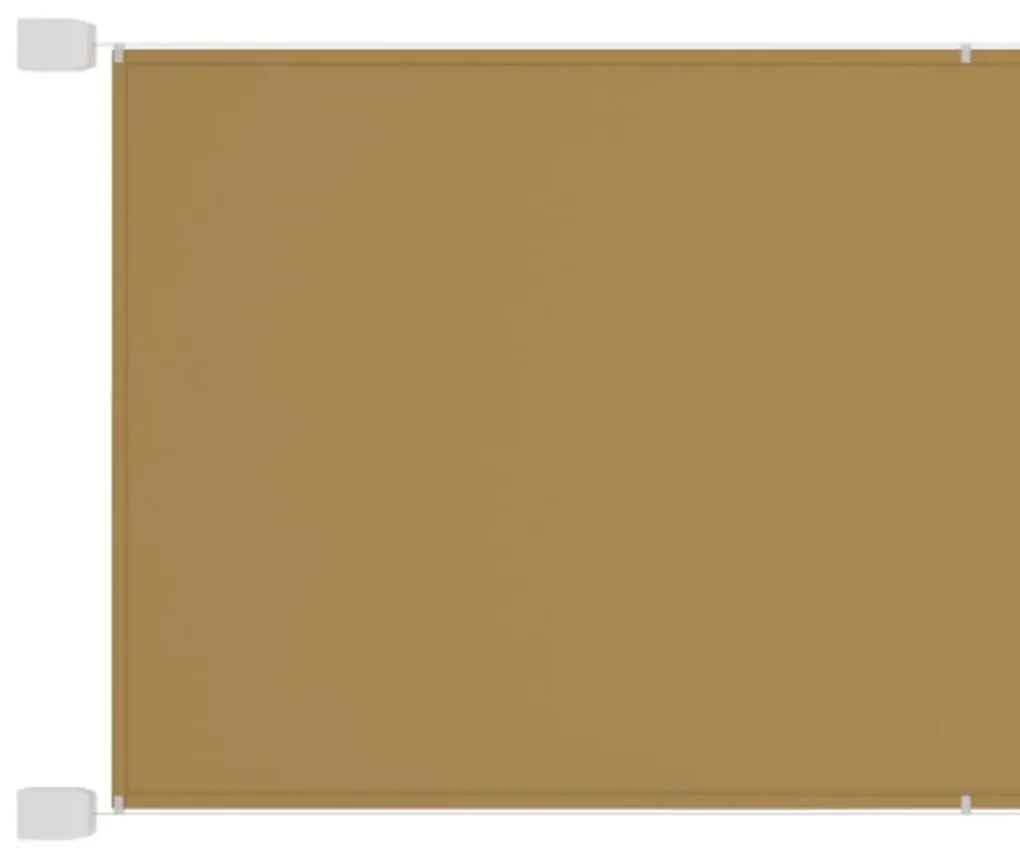 vidaXL Luifel verticaal 200x360 cm oxford stof beige