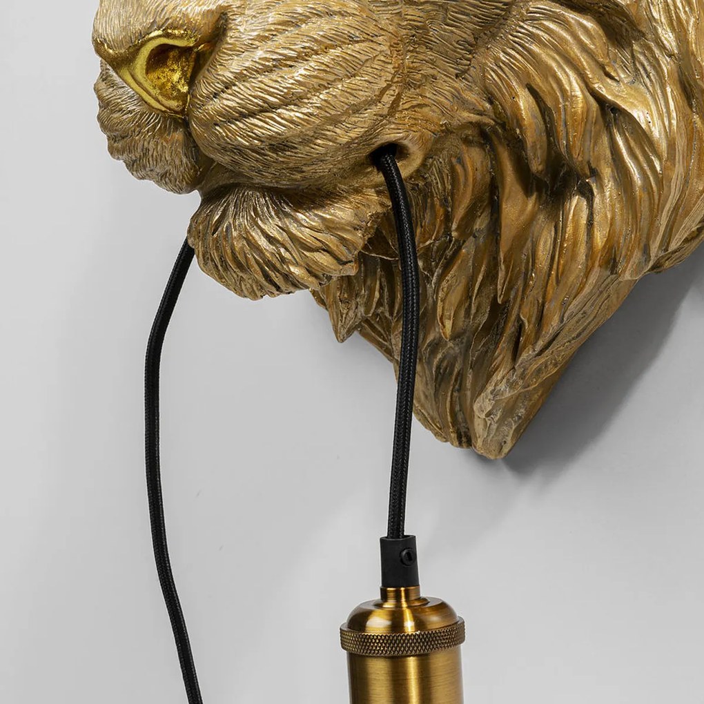 Gouden Tijger Wandlamp