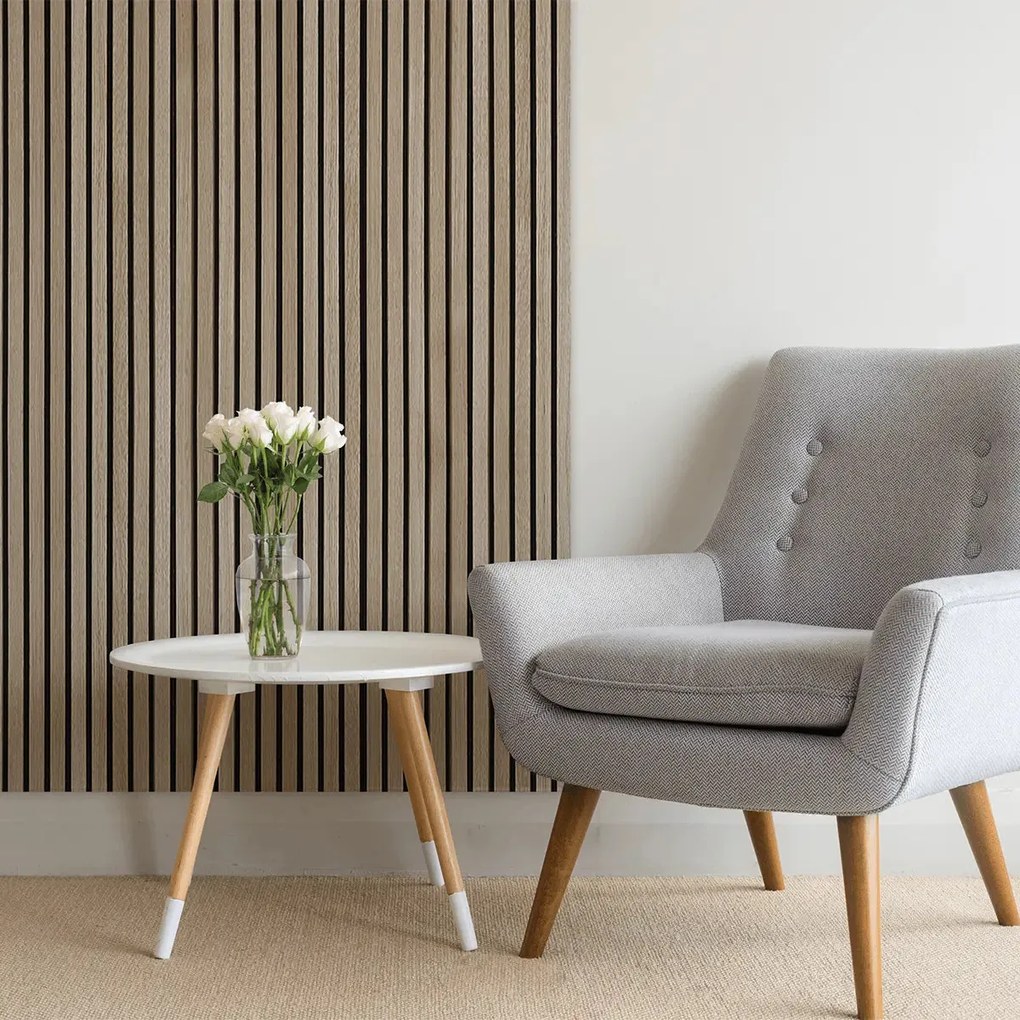 AkuPanel 300 cm Naturel Eiken   - Akoestische panelen