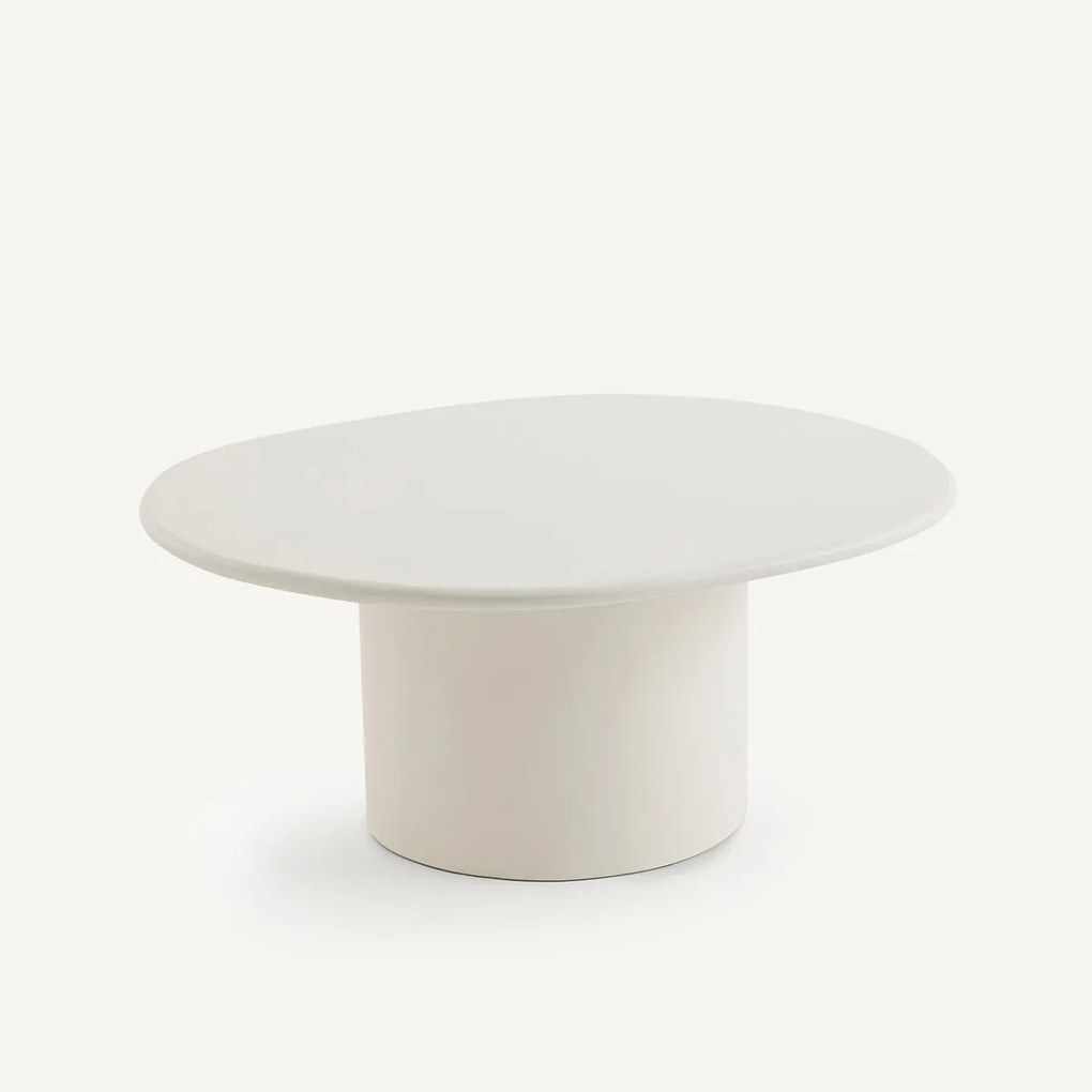 Salontafel in massief acacia, hoogte 38,5 cm, Oreus