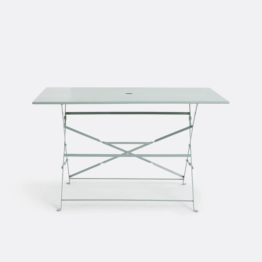 Rechthoekige plooibare tafel, metaal, Ozevan