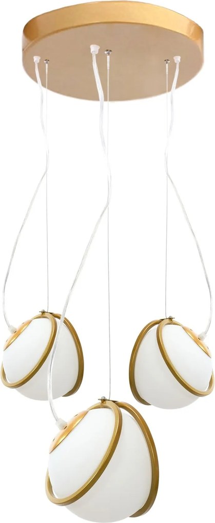 Hanglamp APP1090-3 CP Goud