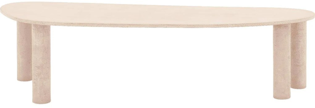 Goossens Eettafel Stone, Organisch 300 x 120 cm