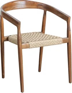 Set Van 2 Tuinstoelen Met Armleuningen Van Teakhout Visby Teakhout - Sklum