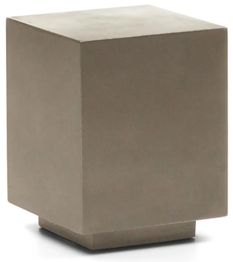 Kave Home Rustella Cement Bijzettafel Vierkant - 35 X 35cm.