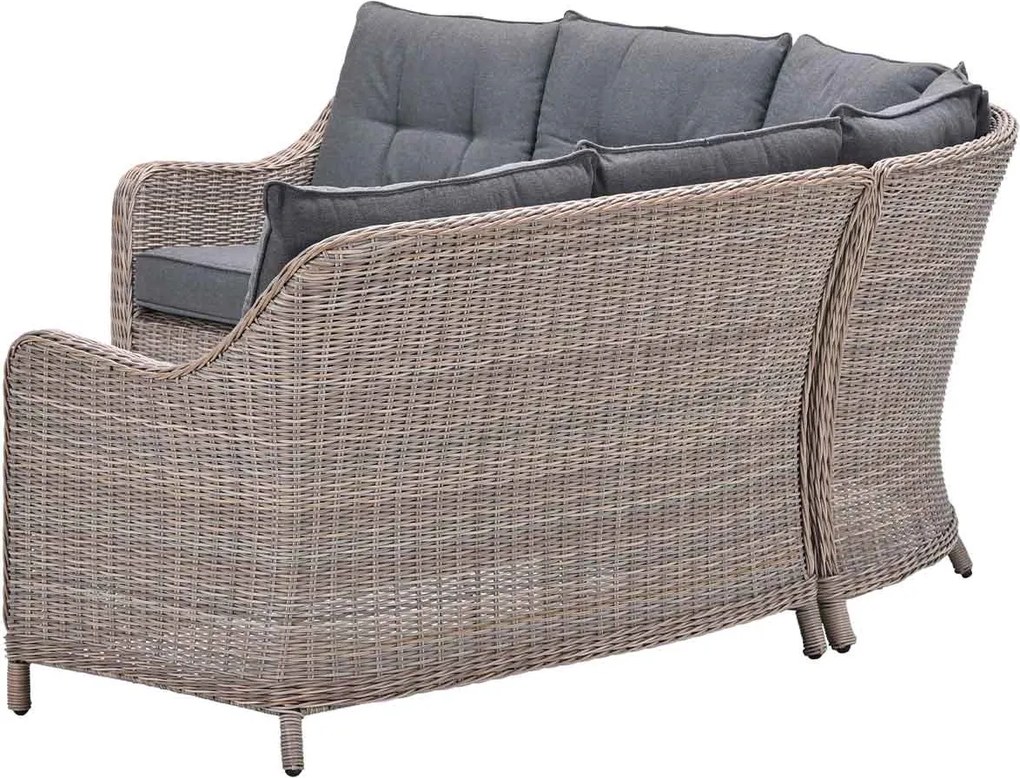 Garden Impressions Nova lounge diningset 3-delig - vintage willow
