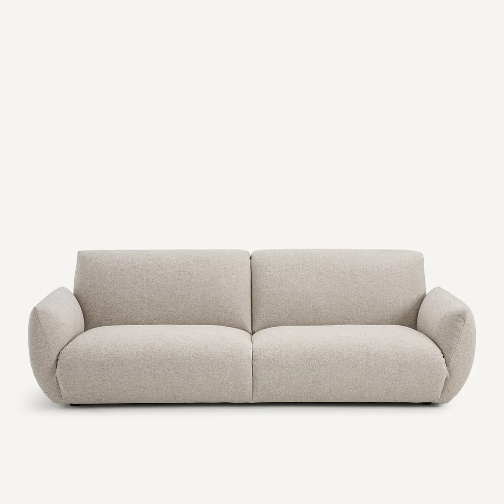 Bank van gestructureerd viscose en linnen, SPOGANO