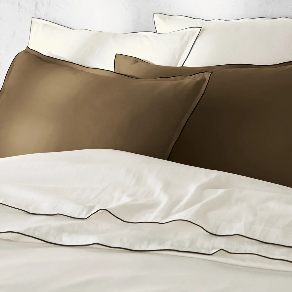 Dekbedovertrek van gewassen katoensatijn, 118 draden, Victor uni