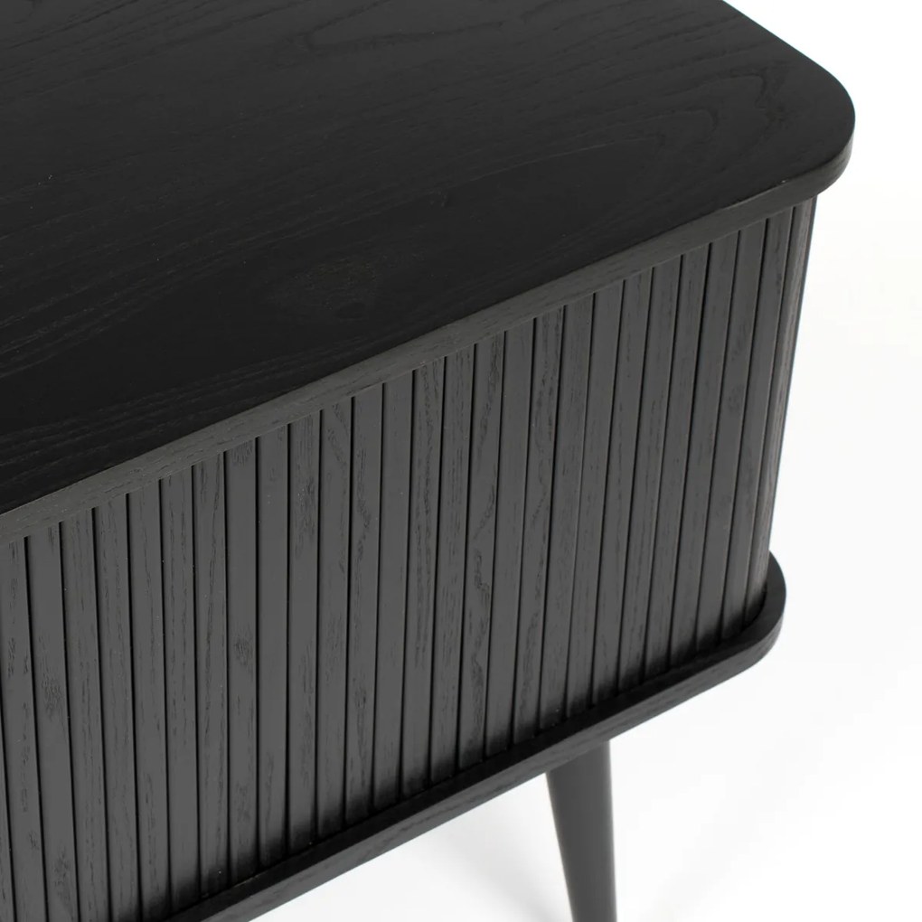 Zuiver Barbier Black Zwart Design Tv-dressoir - 120x40x57.5cm.