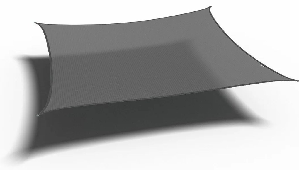 Platinum Coolfit schaduwdoek vierkant 5.0x5.0x5.0x5.0m - Antraciet