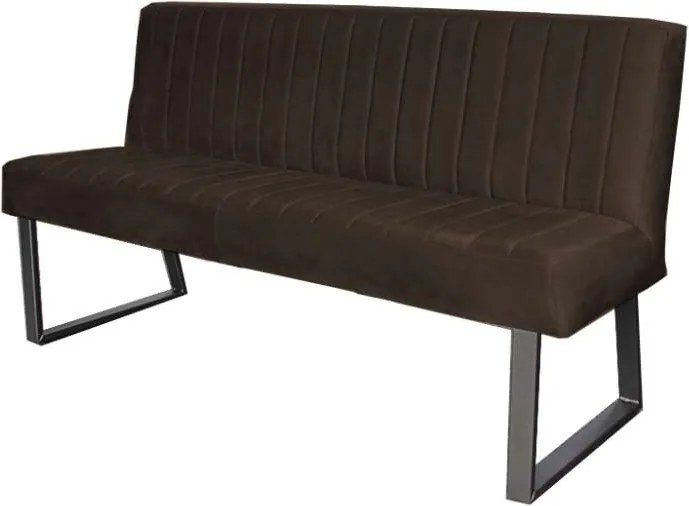 Eetkamerbank - Hengelo - stof Element antraciet 01 - 140 cm