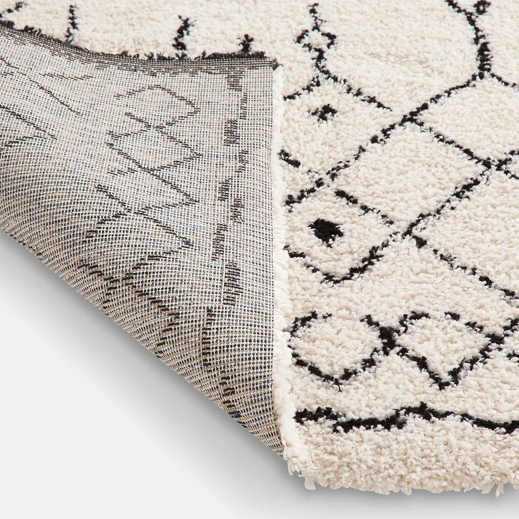 Vloerkleed in Berber stijl, vierkante vorm, Afaw