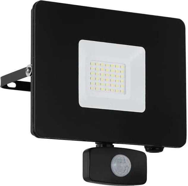 EGLO sensorwandlamp Faedo 3 LED 30W - zwart - Leen Bakker