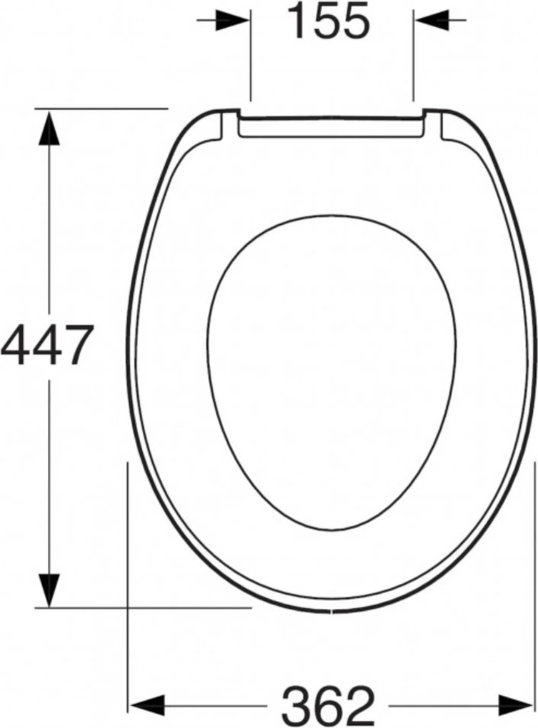 Gustavsberg Saval (by Villeroy & Boch) toiletbril met softclose en quickrelease wit