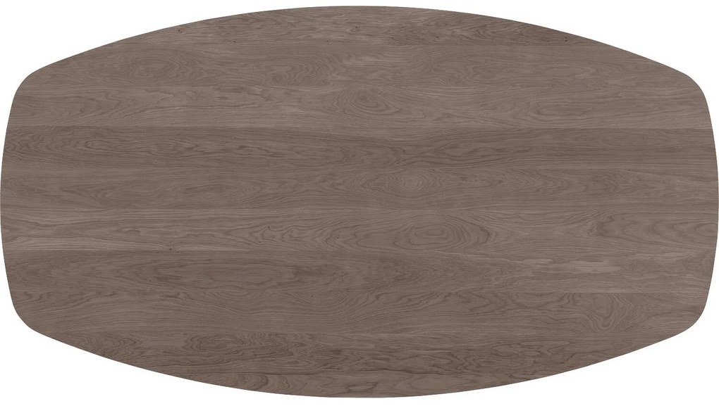 Goossens Excellent Eettafel Uniek, Semi ovaal 240 x 120 cm