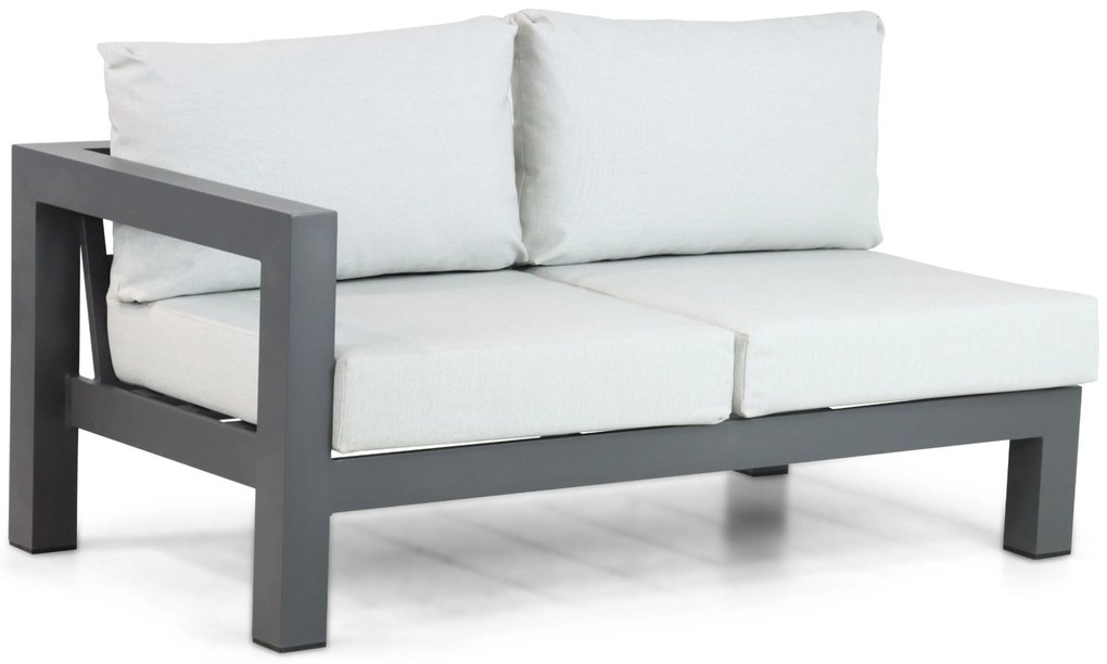 Hoek loungeset 5 personen Aluminium Grijs Lifestyle Garden Furniture Luca