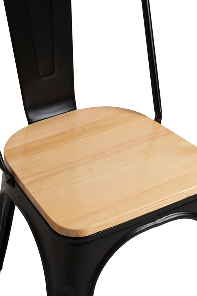 Set 4 Torix Natuurlijk Houten Stoelen