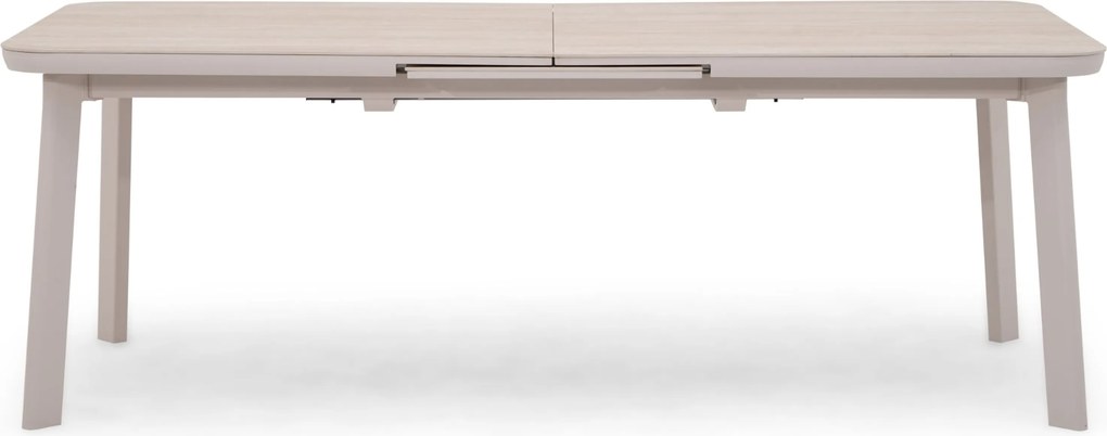 Tuintafel rechthoekig 220/280x100 cm Zand/Beige  Primo uitschuifbare