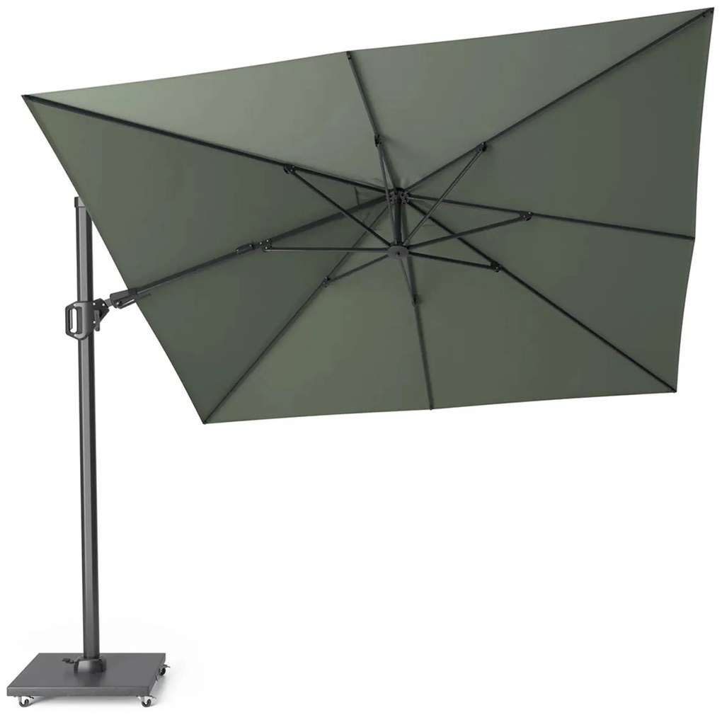 Platinum Challenger zweefparasol T² 3x3m (excl. voet) olive