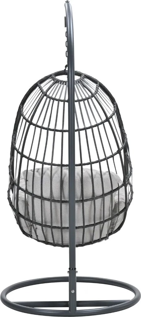 Garden Impressions Esmee hangstoel swing egg - donker grijs