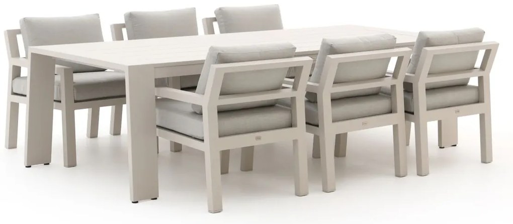 + 15% kassakorting | Diningset Bellagio  | 6 personen | Tuinset aluminium | 7-delig | Kees Smit Tuinmeubelen