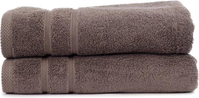 The One Towelling 2-PACK: Badlaken Ultra Deluxe - 70 x 140 cm - Taupe