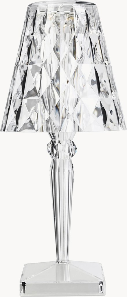 Mobiele dimbare LED-tafellamp Big Battery, H 37 cm