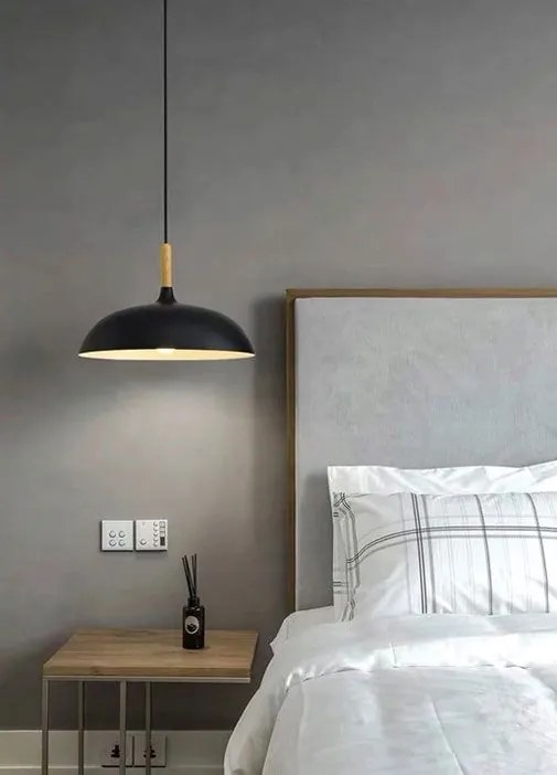 ANZO Zwarte plafondlamp